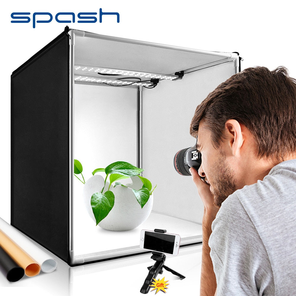 spash M40II Portable Light Box Photography Soft Box 40cm CRI95 LED Light Tent Photo Studio for Jewelry Toy Product Take Picture