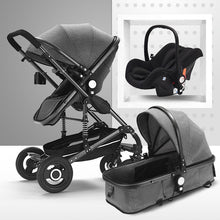 Load image into Gallery viewer, Baby Stroller 3 in 1 lightweight stroller baby car High Landscape Stroller baby pram strollers for 0-36 months baby trolley