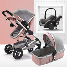 Load image into Gallery viewer, Baby Stroller 3 in 1 lightweight stroller baby car High Landscape Stroller baby pram strollers for 0-36 months baby trolley