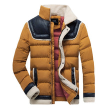 Load image into Gallery viewer, Men 2019 Winter Brand New Casual Warm Thick Fleece Jacket Parkas Men New Luxury Outwear Windproof Waterproof Hat Parkas Coat Men