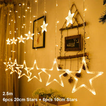 Load image into Gallery viewer, Elk Bell String Light LED Christmas Decor For Home Hanging Garland Christmas Tree Decor Ornament 2019 Navidad Xmas Gift New Year