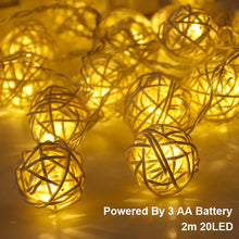 Load image into Gallery viewer, Elk Bell String Light LED Christmas Decor For Home Hanging Garland Christmas Tree Decor Ornament 2019 Navidad Xmas Gift New Year