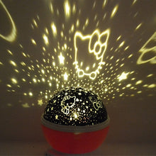 Load image into Gallery viewer, Coversage Rotating Night Light Projector Spin Starry Sky Star Master Children Kids Baby Sleep Romantic Led USB Lamp Projection