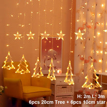 Load image into Gallery viewer, Elk Bell String Light LED Christmas Decor For Home Hanging Garland Christmas Tree Decor Ornament 2019 Navidad Xmas Gift New Year