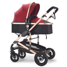 Load image into Gallery viewer, Baby Stroller 3 in 1 lightweight stroller baby car High Landscape Stroller baby pram strollers for 0-36 months baby trolley