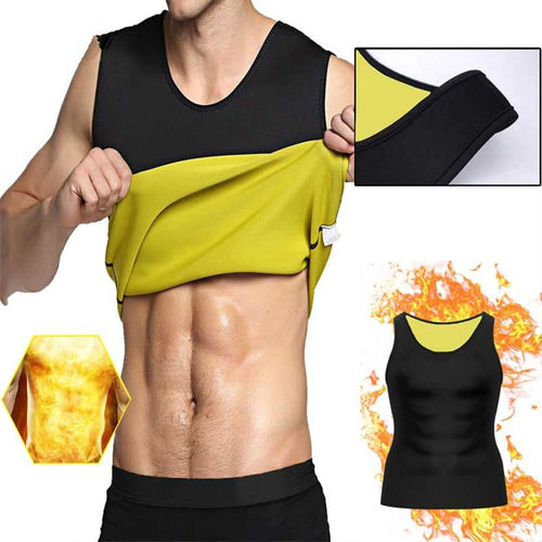 Plus size Men Body Shaper Modeling Vest Belt Belly Men Reducing Shaperwear Fat Burning Loss Weight Waist Trainer Sweat Corset