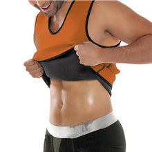 Load image into Gallery viewer, Plus size Men Body Shaper Modeling Vest Belt Belly Men Reducing Shaperwear Fat Burning Loss Weight Waist Trainer Sweat Corset