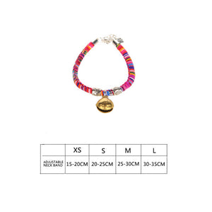 HOOPET Pet Collar Dog Neck Cat Adjustable Bell Necklace For Puppy Fashion Head Pendant Necklet Animal Supplies
