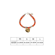 Load image into Gallery viewer, HOOPET Pet Collar Dog Neck Cat Adjustable Bell Necklace For Puppy Fashion Head Pendant Necklet Animal Supplies