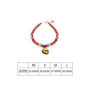HOOPET Pet Collar Dog Neck Cat Adjustable Bell Necklace For Puppy Fashion Head Pendant Necklet Animal Supplies
