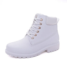 Load image into Gallery viewer, Winter boots women shoes 2019 warm fur plush sneakers women snow boots women lace-up ankle boots winter shoes woman botas mujer
