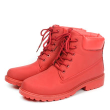 Load image into Gallery viewer, Winter boots women shoes 2019 warm fur plush sneakers women snow boots women lace-up ankle boots winter shoes woman botas mujer