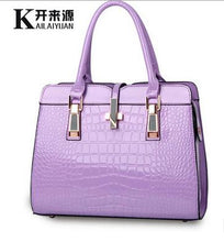 Load image into Gallery viewer, 100% Genuine leather Women handbags 2019 new light leather bag female crocodile high-grade shoulder bags of western style bag