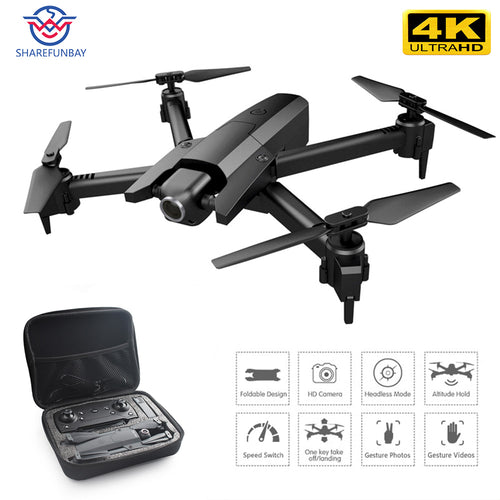 New Drone 4k HD 1080p WiFi video real time FPV drone optical flow to maintain height Quadcopter VS E58 E520S GD89 drone camera