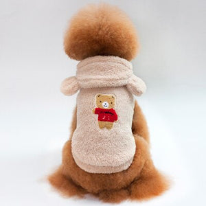 5 Style Winter Pet Dog Clothes for Dog Hoodie Coat Soft Fleece Warm Puppy Clothes Dog Sweatshirt Winter Christmas Clothing