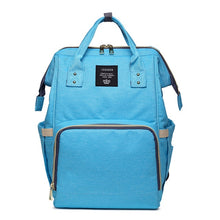 Load image into Gallery viewer, Fashion Brand Large Capacity Baby Bag Travel Backpack Designer Nursing Bag for Baby Mom Backpack Women Carry Care Bags