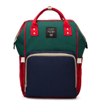 Load image into Gallery viewer, Fashion Brand Large Capacity Baby Bag Travel Backpack Designer Nursing Bag for Baby Mom Backpack Women Carry Care Bags