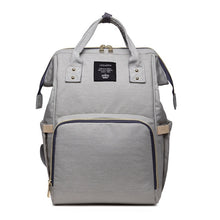 Load image into Gallery viewer, Fashion Brand Large Capacity Baby Bag Travel Backpack Designer Nursing Bag for Baby Mom Backpack Women Carry Care Bags