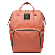 Load image into Gallery viewer, Fashion Brand Large Capacity Baby Bag Travel Backpack Designer Nursing Bag for Baby Mom Backpack Women Carry Care Bags