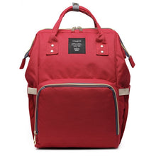 Load image into Gallery viewer, Fashion Brand Large Capacity Baby Bag Travel Backpack Designer Nursing Bag for Baby Mom Backpack Women Carry Care Bags