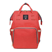 Load image into Gallery viewer, Fashion Brand Large Capacity Baby Bag Travel Backpack Designer Nursing Bag for Baby Mom Backpack Women Carry Care Bags