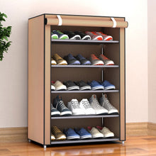 Load image into Gallery viewer, Non-woven Fabric Storage Shoe Rack Hallway Cabinet Organizer Holder 4/5/6 Layers Assemble Shoes Shelf DIY Home Furniture