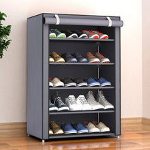Load image into Gallery viewer, Non-woven Fabric Storage Shoe Rack Hallway Cabinet Organizer Holder 4/5/6 Layers Assemble Shoes Shelf DIY Home Furniture