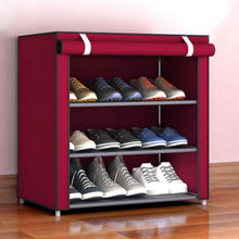 Load image into Gallery viewer, Non-woven Fabric Storage Shoe Rack Hallway Cabinet Organizer Holder 4/5/6 Layers Assemble Shoes Shelf DIY Home Furniture