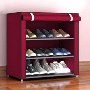 Non-woven Fabric Storage Shoe Rack Hallway Cabinet Organizer Holder 4/5/6 Layers Assemble Shoes Shelf DIY Home Furniture