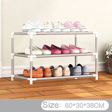 Load image into Gallery viewer, Non-woven Fabric Storage Shoe Rack Hallway Cabinet Organizer Holder 4/5/6 Layers Assemble Shoes Shelf DIY Home Furniture