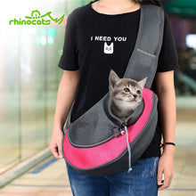 Load image into Gallery viewer, Carrier For Cat Pet Dog Sling Backpack Bag Breathable Travel Transport Carrying Bag for Kitten Puppy Small Cats Animals Handbags
