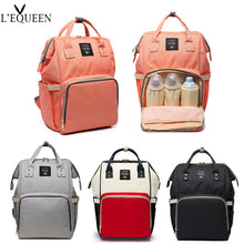 Load image into Gallery viewer, Fashion Brand Large Capacity Baby Bag Travel Backpack Designer Nursing Bag for Baby Mom Backpack Women Carry Care Bags