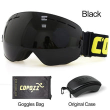 Load image into Gallery viewer, COPOZZ Brand Ski Goggles Men Women Snowboard Goggles Glasses for Skiing UV400 Protection Snow Skiing Glasses Anti-fog Ski Mask
