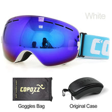 Load image into Gallery viewer, COPOZZ Brand Ski Goggles Men Women Snowboard Goggles Glasses for Skiing UV400 Protection Snow Skiing Glasses Anti-fog Ski Mask