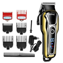Load image into Gallery viewer, Barber shop hair clipper professional hair trimmer for men beard electric cutter hair cutting machine haircut cordless corded