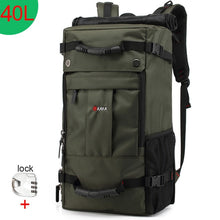 Load image into Gallery viewer, KAKA 50L Waterproof Travel Backpack Men Women Multifunction 17.3 Laptop Backpacks Male outdoor Luggage Bag mochilas Best quality