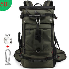 Load image into Gallery viewer, KAKA 50L Waterproof Travel Backpack Men Women Multifunction 17.3 Laptop Backpacks Male outdoor Luggage Bag mochilas Best quality